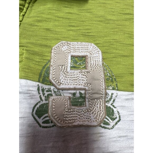 TRAILER VINTAGE FIT SHORT SLEEVE DISTRESSED GREEN/WHITE POLO SHIRT MEN'S SZ 2XL - Picture 5 of 16